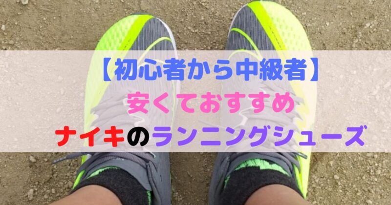 初心者から中級者 安くておすすめナイキのランニングシューズ エンジョイhukushi